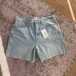 FRAME New With Tags ‘Le Tour’ Light Blue Denim Jean Shorts Size 29 (Retail $195)